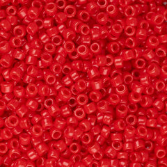 15/0 Toho Seed Beads #45A Opaque Cherry 8-9g Vial