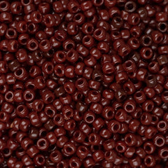 15/0 Toho Seed Beads #46 Opaque Oxblood 8-9g Vial