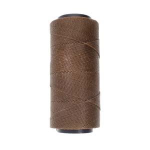 Knot It 1mm Waxed Brazilian Cord 144m Card Brown