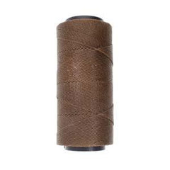 Knot It Waxed Brazilian Cord 1mm Brown 144m Spool