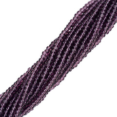 *13/0 Czech Charlottes #01006 Transparent Dark Amethyst 12str/Hank