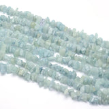 Aquamarine Chips 5-8mm (Natural/Dyed) 31.5" Strand