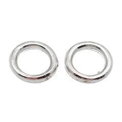 7mm Nickel Soldered Jump Rings 100/pk