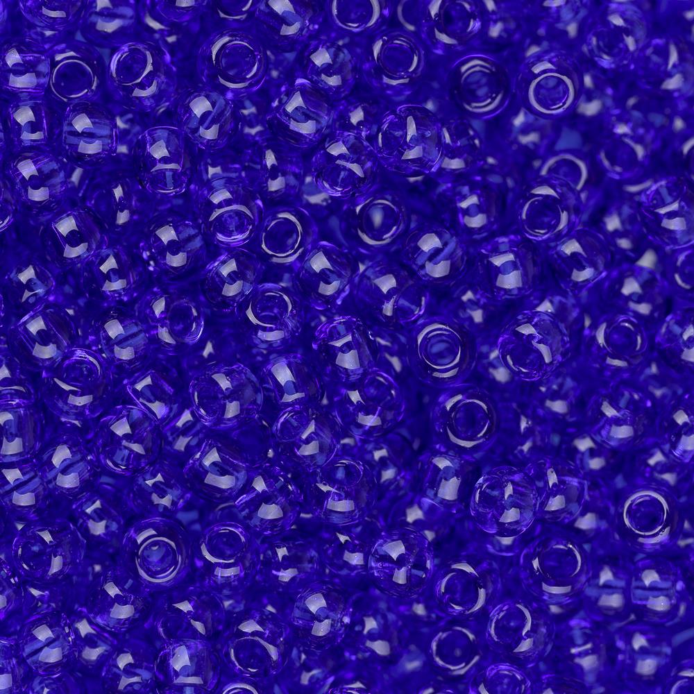 11/0 Toho Seed Beads #8 Transparent Cobalt 8-9g Vial