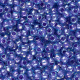 11/0 Toho Seed Beads #1837 Purple Lined Rainbow Aqua 8-9g Vial