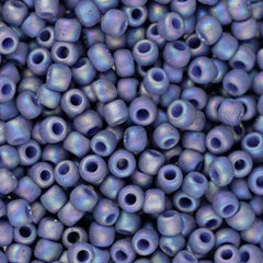 11/0 Toho Seed Beads #2636F Semi Glazed Rainbow Soft Blue 8-9g Vial