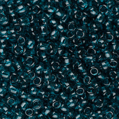 11/0 Toho Seed Beads #7BD Transparent Capri Blue 8-9g Vial