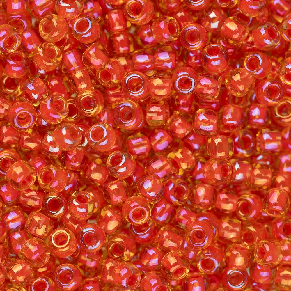 11/0 Toho Seed Beads #388 Hyacinth Lined Light Topaz 8-9g Vial