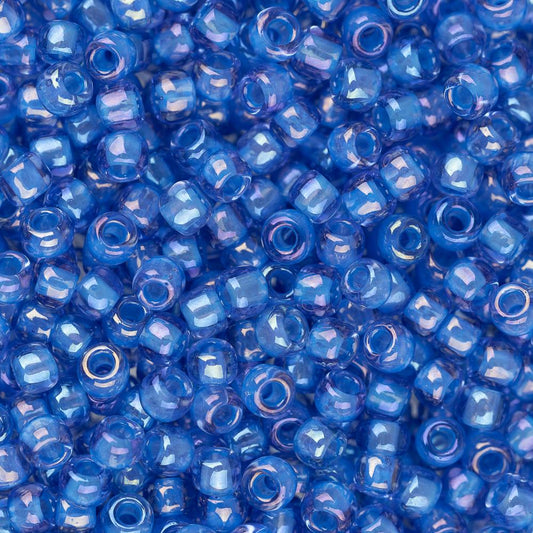 11/0 Toho Seed Beads #309 Blue Lined Light Sapphire 8-9g Vial