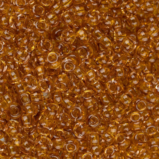 11/0 Toho Seed Beads #2156 Transparent Honey 8-9g Vial