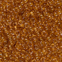 11/0 Toho Seed Beads #2156 Transparent Honey 8-9g Vial