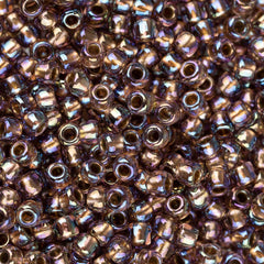 11/0 Toho Seed Beads #1809 Copper Lined Rainbow Light Amethyst 8-9g Vial