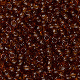 11/0 Toho Seed Beads #941 Transparent Smoky Topaz 8-9g Vial