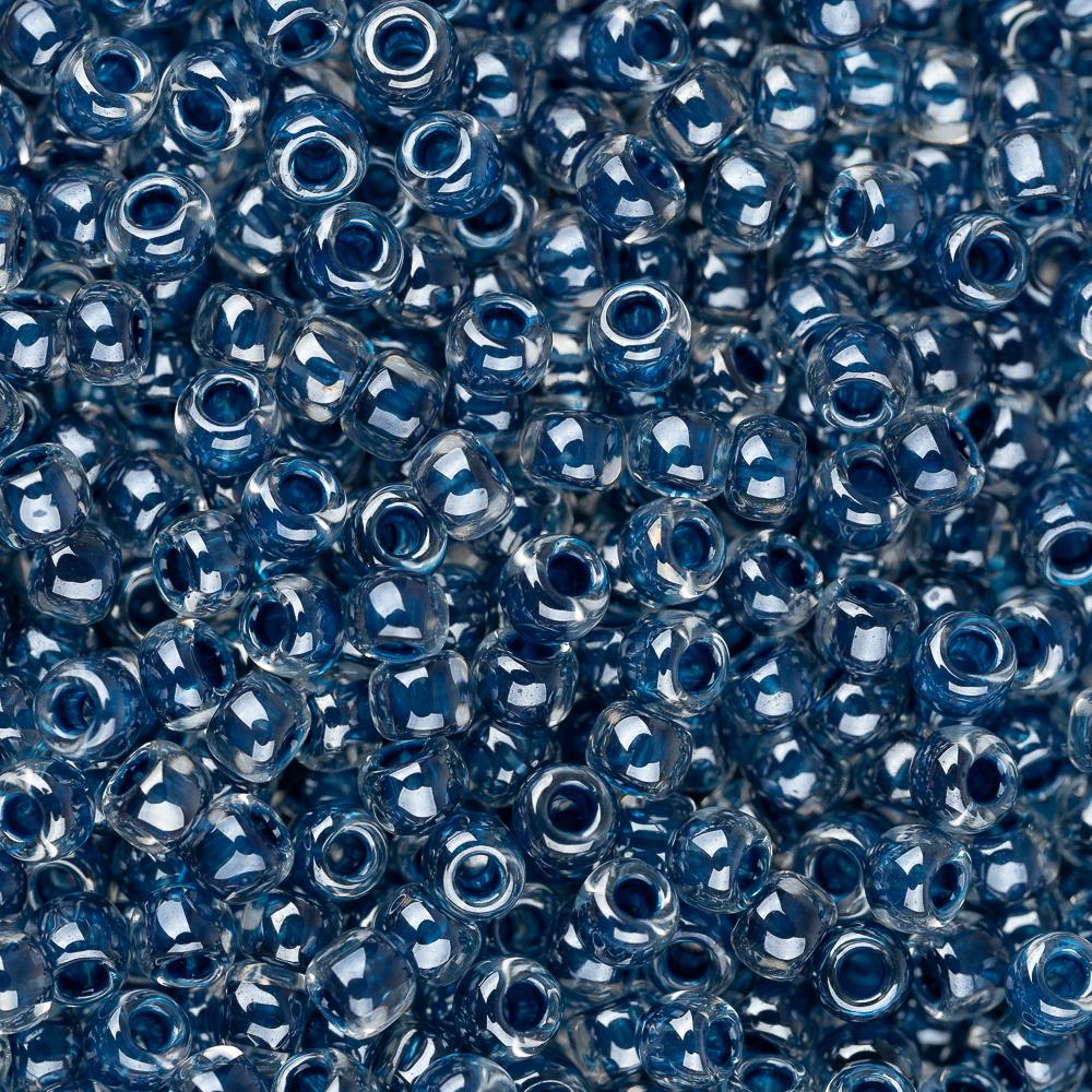 11/0 Toho Seed Beads #347 Capri Lined Crystal 8-9g Vial