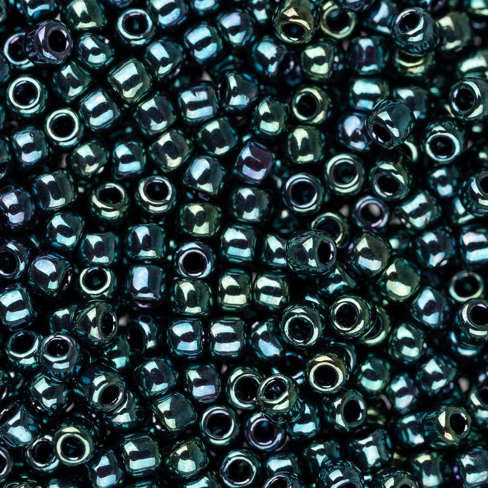 11/0 Toho Seed Beads #506 Higher Metallic June Bug 8-9g Vial