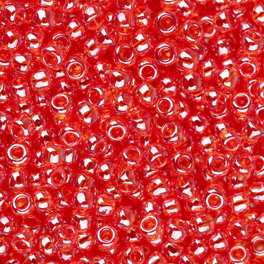 11/0 Toho Seed Beads #109 Tropical Sunset Lined Luster Crystal 8-9g Vial