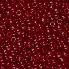 11/0 Toho Seed Beads #5D Transparent Garnet 8-9g Vial