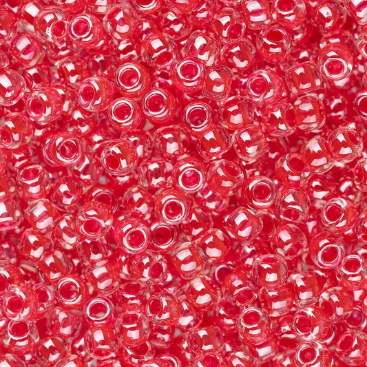 11/0 Toho Seed Beads #355 Siam Lined Crystal 8-9g Vial