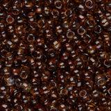 11/0 Toho Seed Beads #Y317 Transparent Light Amethyst Picasso 8-9g Vial