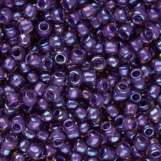 11/0 Toho Seed Beads #928 Purple Lined Rainbow Rosaline 8-9g Vial