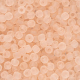 11/0 Toho Seed Beads #11F Transparent Frosted Rosaline 8-9g Vial