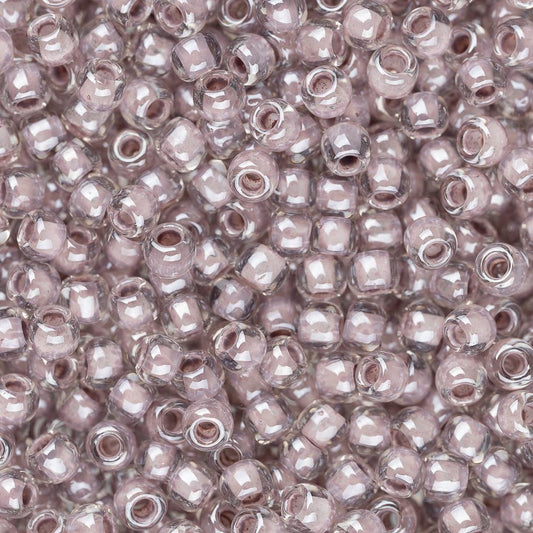 11/0 Toho Seed Beads #353 Lavender Lined Crystal 8-9g Vial