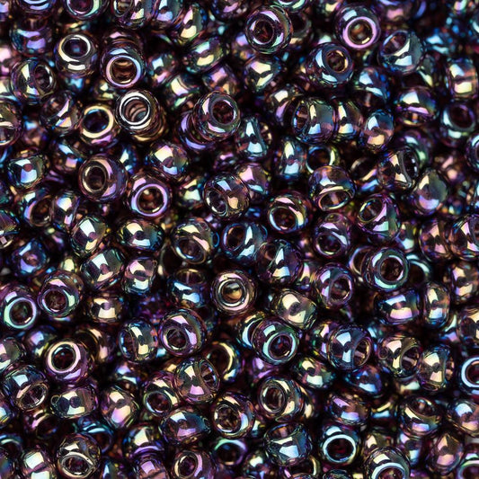 11/0 Toho Seed Beads #166C Transparent Rainbow Amethyst 8-9g Vial