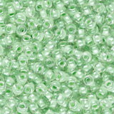 11/0 Toho Seed Beads #354 Mint Julep Lined Crystal 8-9g Vial