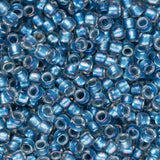 11/0 Toho Seed Beads #263 Light Capri Lined Rainbow Crystal 8-9g Vial