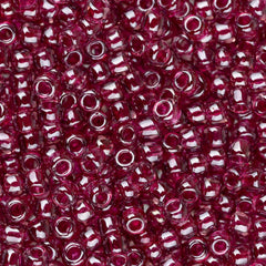 11/0 Toho Seed Beads #356 Fuchsia Lined Light Amethyst 8-9g Vial