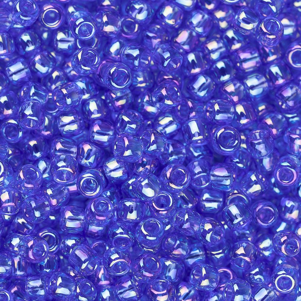 11/0 Toho Seed Beads #178 Transparent Rainbow Sapphire 8-9g Vial