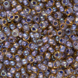 11/0 Toho Seed Beads #926 Lavender Lined Light Topaz 8-9g Vial