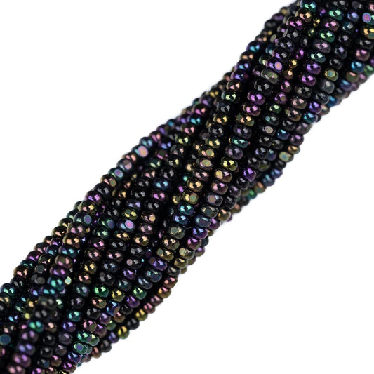 13/0 Czech Charlottes #59195 Metallic Purple Iris 12str/Hank