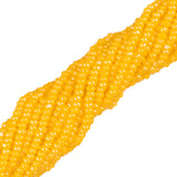 13/0 Czech Charlottes #84130 Opaque Dark Yellow Iris 12str/Hank