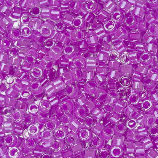 11/0 Delica Bead #2038 Plum Crazy Luminous Neon 5.2g
