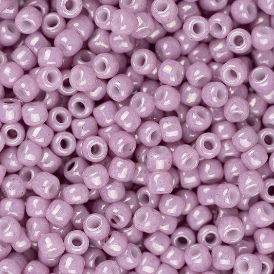 11/0 Toho Seed Beads #127 Opaque Lustered Pale Mauve 250g Bag