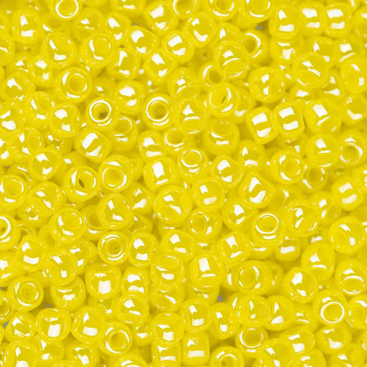 11/0 Toho Seed Beads #128 Opaque Lustered Dandelion 250g Bag