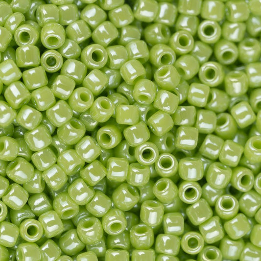 11/0 Toho Seed Beads #131 Opaque Lustered Sour Apple 250g Bag