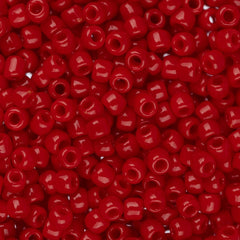 11/0 Toho Seed Beads #45A Opaque Cherry 250g Bag