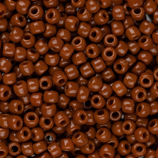 11/0 Toho Seed Beads #46L Opaque Terra Cotta 250g Bag