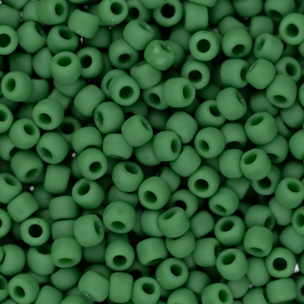 11/0 Toho Seed Beads #47DF Opaque Frosted Shamrock 250g Bag