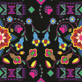 Cotton Fabric Floral and Geometric Dance - Half Yard