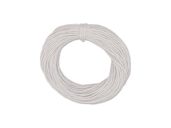 Waxed Cotton Cord 1mm White 10yd/Pack