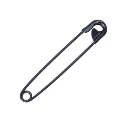 Safety Pins Black 50mm 50/pk