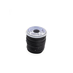 1mm Black Leather Cord 25m