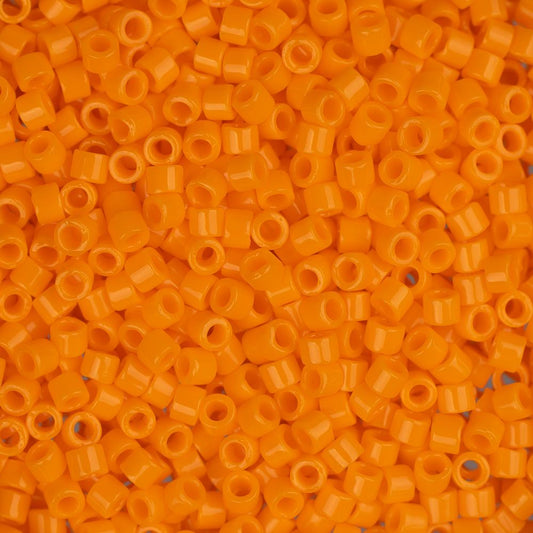 11/0 Delica Bead #1133 Opaque Mandarin Orange 5.2g