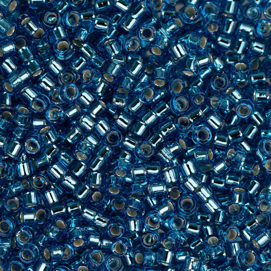 11/0 Delica Bead #0149 Silver Lined Capri Blue 5.2g