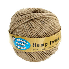 Hemp Twine Natural 80lb 450ft