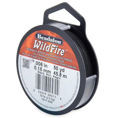 10lb Black Wildfire Beading Thread 50yd