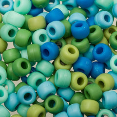 Pony Beads 1000/pk - Multi Blueberry